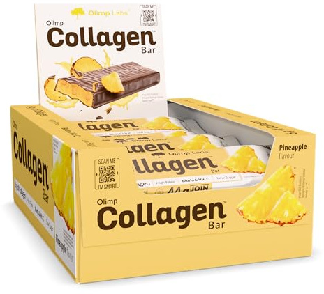 Olimp Proteinriegel - Collagen Bar 25 x 44g Pineapple | Powerbar Riegel