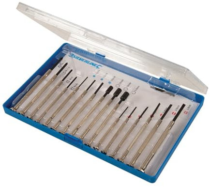 Silverline 633888 16 Tournevis de bijoutier Assortis