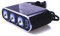 Q61C Auto Ladegerät Adapter – 12-24V Zigarettenanzünder Verteiler mit 3-Fach Steckdose, getrennten EIN/AUS-Schaltern und USB-Anschluss (5V/0,5A) für PKW und LKW