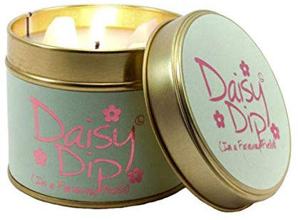 Lily Flame Daisy Dip Kerze in Dose