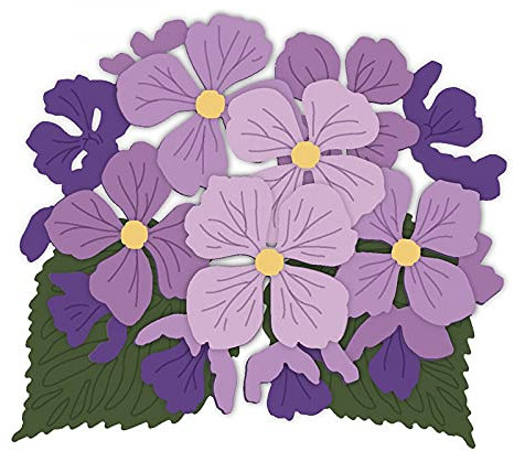 Lovely Layers Hydrangea Dies for Card Making DIY Scrapbooking Flower Metal Cutting Dies for Paper Card Crafting Handmade Crafts Scrapbooking Supplies Arts Crafts Embossing Stencil Die Cuts Punch Mould