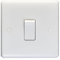 Eurolite Enhance White Plastic 10A 1 Gang 2 way switch