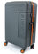 Superdry Hartschalen-Reisekoffer, leicht, robust, TSA-Schlösser, mit 8 leichtgängigen Spinnrädern, Teleskop-Trolley, Kleiderhaltegurten & Gepäck mit hoher Kappe, schwarz/orange, S, Hartschalengepäck