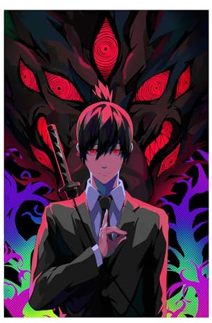 Debubo Poster Hayakawa Aki Japan Manga Persönlichkeit Anime dekorative Wandkunst Gemälde Leinwand Poster Geschenke 30,5 x 45,7 cm ohne Rahmen
