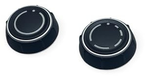 Ormaxauto Ein Paar PCM3 Radio-Ersatzknöpfe für Porsche 997.2 987.2 957 911 Cayman Boxster Cayenne