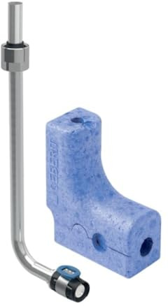 Geberit FlowFit Metallrohr-Anschlussbogen 90 Grad SiBr/Cu d16-d15 L30
