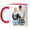 Kiddle-Design Valentinstag Tasse Rot Personalisiert Geschenk für sie, Valentinstag Tasse Geschenk Ihn, lustige Geschenkidee zum Valentinstag, Geschenk Valentinstag für Männer Freund Freundin