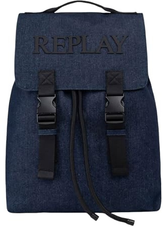 Replay Herren Rucksack, Night Denim 0799 (Blau), Einheitsgröße