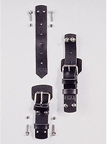 OMP - - Large Leather Bonnet Straps (Black) (EB0-0487-071)