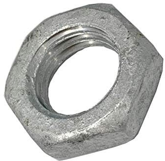 M16 Galvanised Hexagon Thin Nut - Grade 4 - Din 439 Tapped Oversize Pack Size : 8
