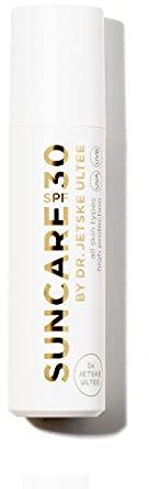 Suncare Dr. Jetske Ultee | Tagescreme LSF 30 mit sicheren UV-Filtern Tinosorb S und M | Mit Antioxidantien: Niacinamide, Koffein und Vitamin E | Airless Pumpspender | Parfümfrei