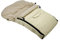 BAMBINIWELT Winterfußsack (90cm) für Jogger Buggy Schlitten FLEECE UNI (Beige)