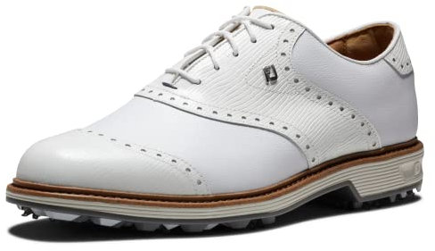 FootJoy Herren Premiere Serie Wilcox Golfschuh, Weiß/Weiß, 43 EU