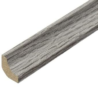 eXtreme Laminate Scotia Beading - 1.2m x 5 Lengths Floor Edging Strip - Durable, Long-Lasting, and Versatile Floor Beading, Dark Grey