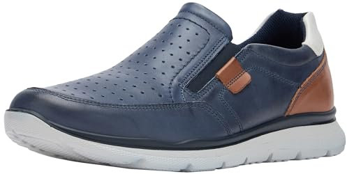 ara Herren BENJO Slipper, Blue,Marone,Bianco, 41 EU