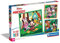 Clementoni Supercolor Disney Mickey Maus & Seine Freunde Puzzle 3 x 48 Teile - Disney Puzzle für Kinder ab 5 Jahren - buntes Kinderpuzzle mit besonderer Leuchtkraft & Farbintensität 25298
