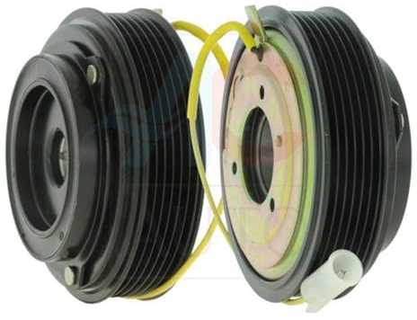 ACAUTO Magnetkupplung, Klimakompressor AC-06ZX02 | Ac-06ZX02 / QCA0303 passend für Zexel Dcs-17 Dks-15 Dks-17 Klimakompressor Nis