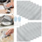 10 Doppio Strato Stracci Multiuso per Lavare i Piatti in Filo Metallico per Asciutti e Bagnati, Double Stainless Steel Scrubber, Multipurpose Wire Dishwashing Rags for Wet and Dry, Antigraffio