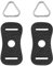 2 Pairs Camera Strap Eyelet Split Adapter Camera Strap Triangular Split Ring Hook Compatible with Sony DSLR SLR Rangefinder Mirrorless Camera W/Round Eyelet