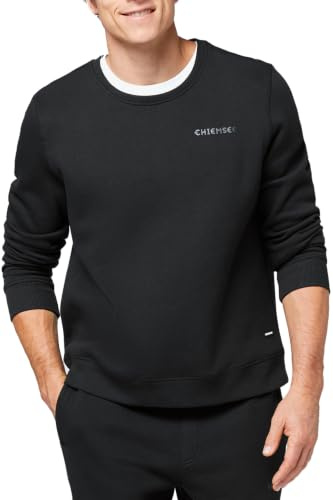 Chiemsee Sweatshirt Herren 3 Farben S-4XL I Bio-Baumwolle I Regular Fit | Herren Sweatshirt I Pullover mit Schriftzug I für Sport und Freizeit