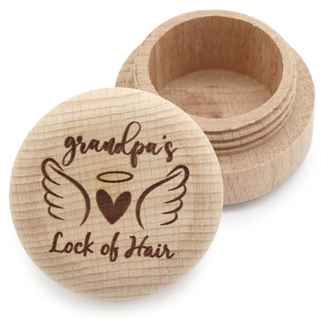 Liannan Custom Lock of Hair Keepsake, Personalized Memorial Gift for Loss, In Memory of Loved One, Remembrance Gift Box