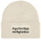 Tassenbrennerei Beanie - Wollmütze mit Spruch: Geiler Typ mit Glatze - Strickmütze lustig als Geschenk für Freund, Mann und Männer (Polypropylen (PP), Beige)