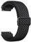 Cinturino elastico intrecciato compatibile con Garmin Forerunner 55/Garmin Forerunner 645/Garmin Forerunner 245, cinturino elastico in nylon da 20 mm, per Garmin Forerunner 55/645/245 (nero)