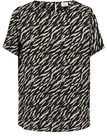 ONLY CARMAKOMA Damen Carvica Life Ss Top WVN Noos, Brush, 50