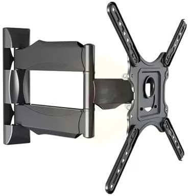 Soporte para TV Klack articulado de Pared para mediadas de 32 a 55 Pulgadas, VESA Desde 100x100 mm hasta 400x400 mm, 30 Kg