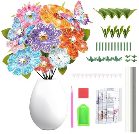 Birthday Gifts for Boys Girls, Diamond Craft Kits for Kids Gem Art and Craft for Kids Age 8-12 Year Old, 5D Diamond Art Kits, DIY Diamond Craft Kits, Diamond Making Kits