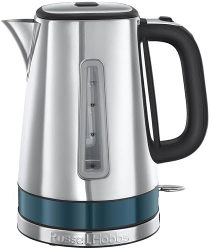 Russell Hobbs Distinctions 1.7L Cordless Electric Kettle Ocean Blue