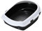 Europet Bernina 441-174333 Katzentoilette mit Rand Jumbo, 56 x 70 x 27 cm, Farbe schwarz