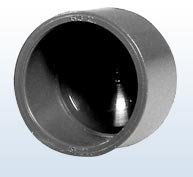 Kappe PVC mit Klebemuffe d 50