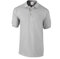 Small Heather Grey Quality Polo Shirts with Front Placket and Button Ideal for Work wear or Casual wear