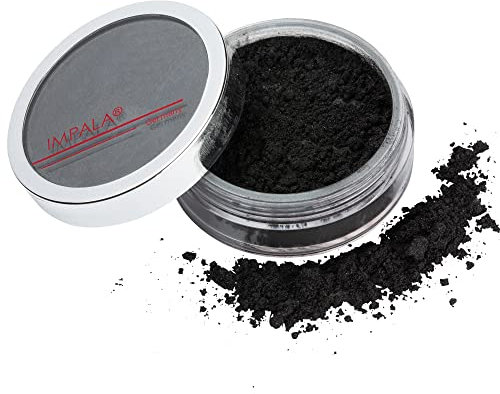 Impala - Schwarzer Puderlidschatten Nº 28 | Professioneller Lidschatten | Glatte, natürliche Deckkraft | Einfache Anwendung | Erhältlich in einer mehrfarbigen Palette | 1,2 g