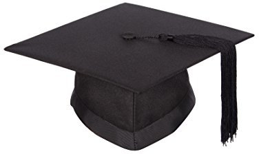 University academic mortarboard (Bachelor) - Graduation cap (Small - Circumference 50cm - 54cm)