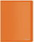 DOHE 91383 Porte-vues flexible en polypropylène avec 10 pochettes Orange