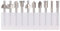 Bestgle 10 Pcs Brocas Forstner Set Broca Fresadora Madera Brocas Set de Acero al Tungsteno Titanium Recubierto Corte Agujero en Carpintería para Madera