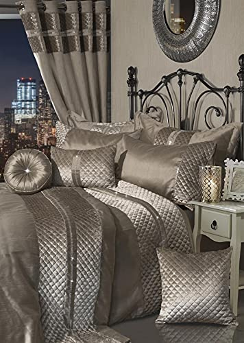 Olivia Rocco 7 Piece Duvet Cover Set Comforter Bedding Complete Bedroom Set, Kylie Mink King