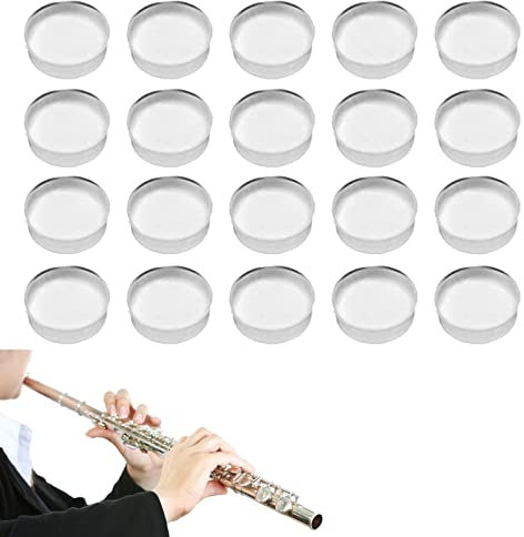 Flötenstopfen, Silikon Flöte Stecker, Flöte Loch Stecker, Silikon Flötenstopfen, Weiche Silikon Flöte Key Plugs, Weiche Flöte Key Cover, Flötenstopfen mit Offenem Loch, für Flötenanfänger Geeignet