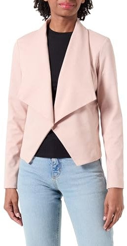 ONLY Damen Blazer Onllilia L/S Short Mel Blazer Cc TLR, Rose Smoke/Detail:Melange, 36