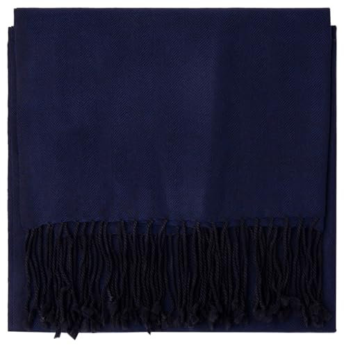 Hackett London Herren-Trilby-Hutschal, Blau (Shadow Blue), Einheitsgröße