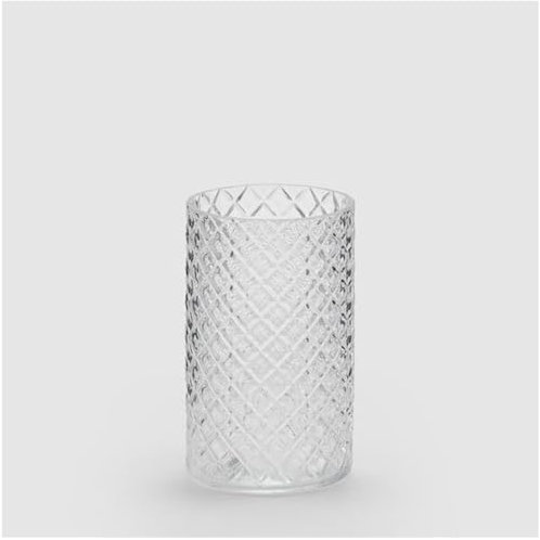 Edg - Enzo de Gasperi Zylindervase für den Innenbereich, Glasblumenhalter D11xH19 cm