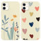 Yoedge 2 Pack Cute Beige Flower Print Suitable for iPhone 11 6.1 Inch Phone Case, Love Aesthetic Pattern Shell Soft Silicone Shock-Absorbing Cover, Suitable for Women and Girls