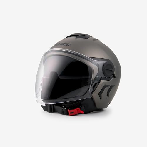 Casco Blauer DEMI JET - DJ01 MONO H80 TITANIO OPACO 2XL