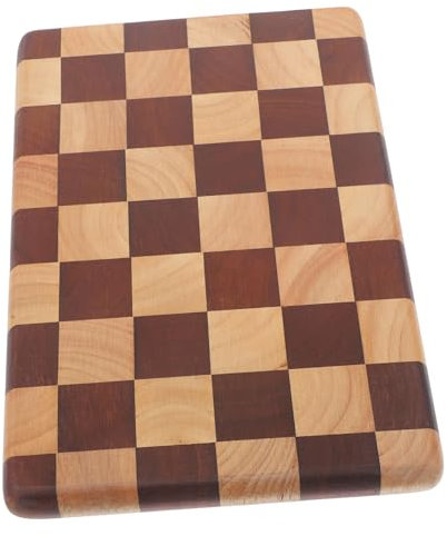 Amosfun Tagliere in Legno Bifacciale Per Taglieri Da Cucina Taglieri Per Pane E