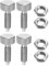 sourcing map 4 pistone a molla M6 x 1 Dimensioni filettatura Pin Dia.3 mm retrattile a sgancio rapido perni in acciaio inox Lock Out tipo indice stantuffo per apparecchiature industriali
