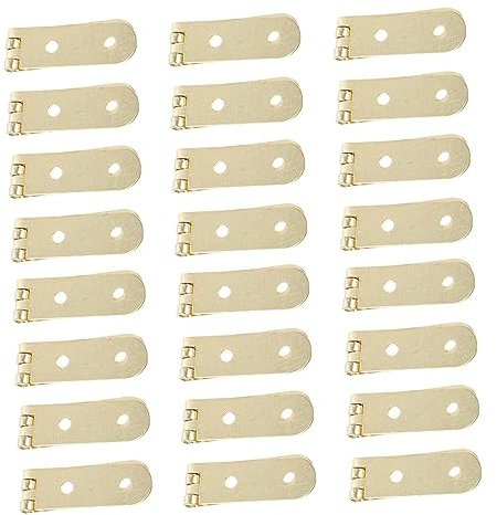 Homoyoyo 40 Pezzi Di Cerniere in Ferro Per Scatole Di Gioielli Piccolo Set Di Cerniere Con Viti Eleganti Cerniere Decorative Per Scatole Di Legno Presenti