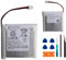 E-yiiviil Ersatzakku LIS1662HNPC Batterien Kompatibel mit Sony WH-1000xM3, WH-1000MX4, SM-03 (3.7V/1000mAh), with Tools