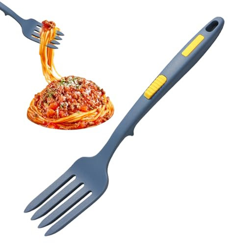 Tenedor de cocina, grandes tenedores de silicona para cocinar, herramientas de cocina de silicona multifuncionales | Herramientas de cocina para alimentos para aplastar, rascar, mezclar, mezclar